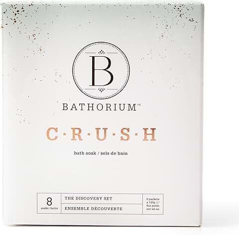 Luxury Bath Soak Gift Set with Dead Sea and Epsom Salts