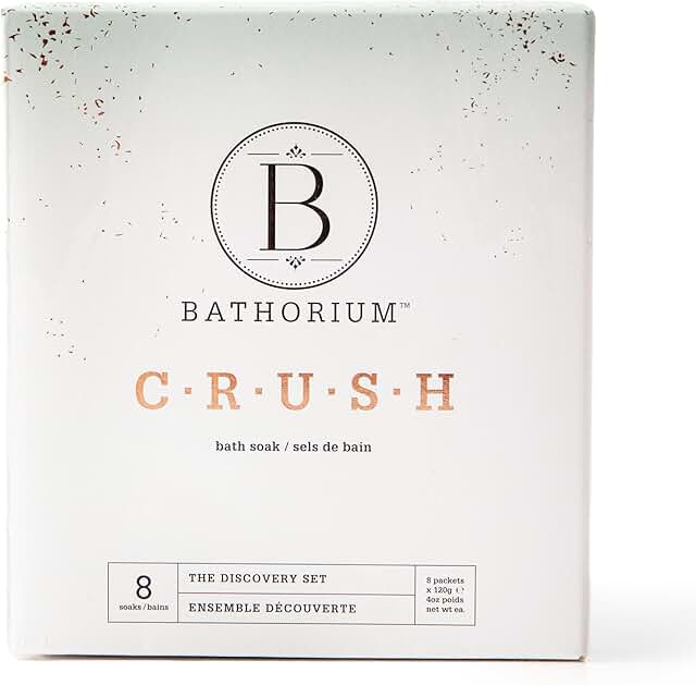 Luxury Bath Soak Gift Set with Dead Sea and Epsom Salts