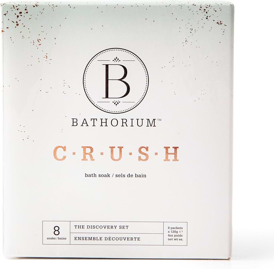 Luxury Bath Soak Gift Set with Dead Sea and Epsom Salts