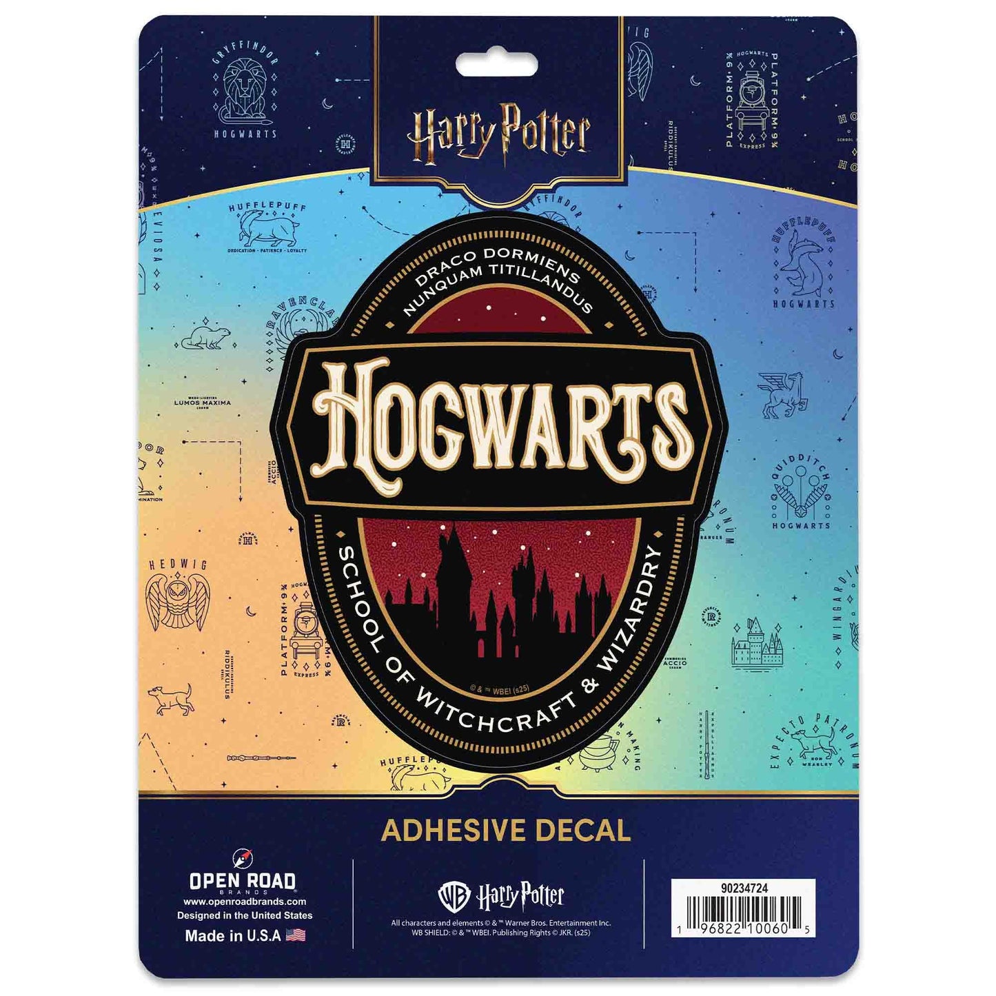 Hogwarts Sticker for Laptop, Car, or Water Bottle