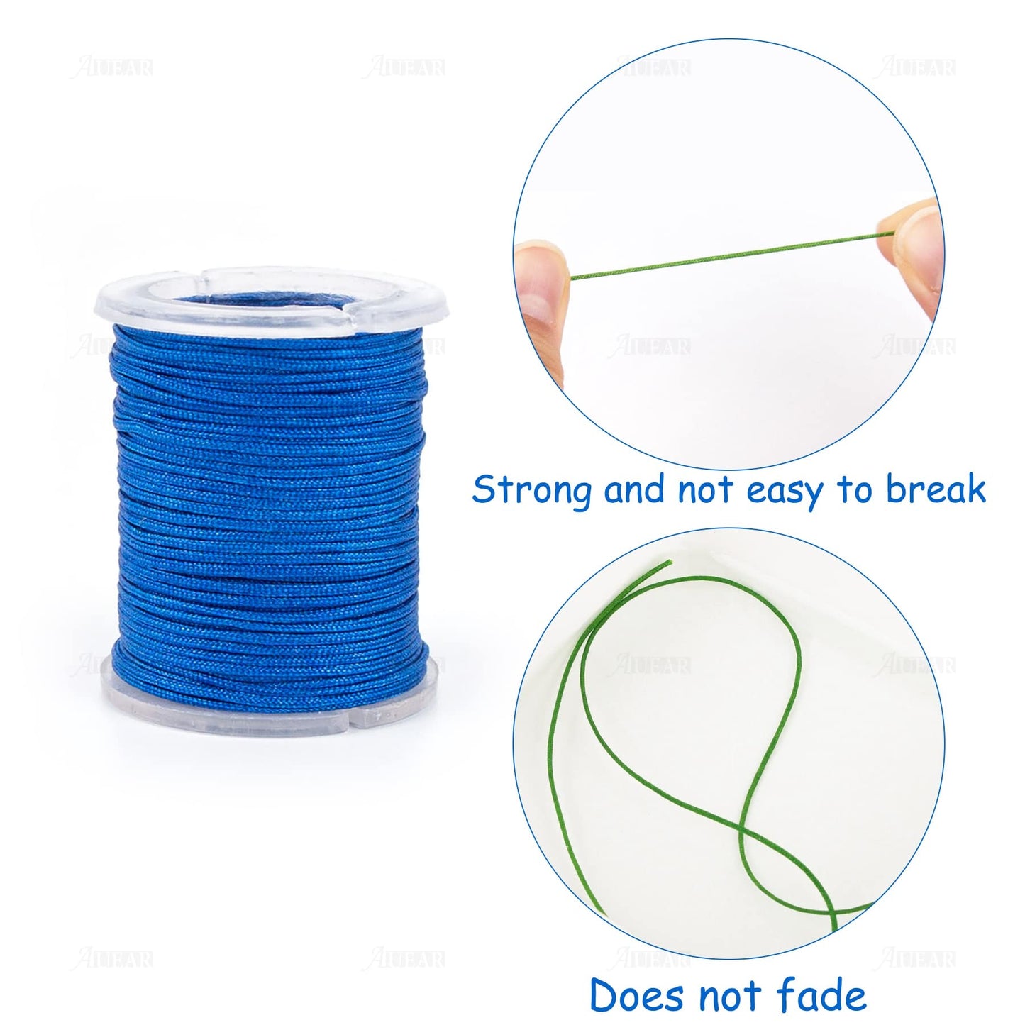 10 Rolls Nylon String for Jewelry and Crafts