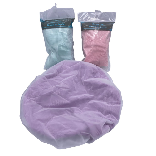 MODAIO-3 Pack, Shower Caps, Double Waterproof Layers Shower Cap, Reusable EVA Hair Caps for Hair Protection