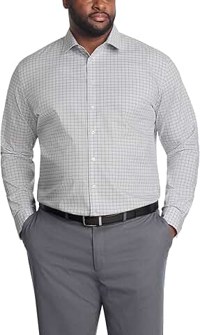 Men's Non-Iron Stretch Dress Shirt Big and Tall