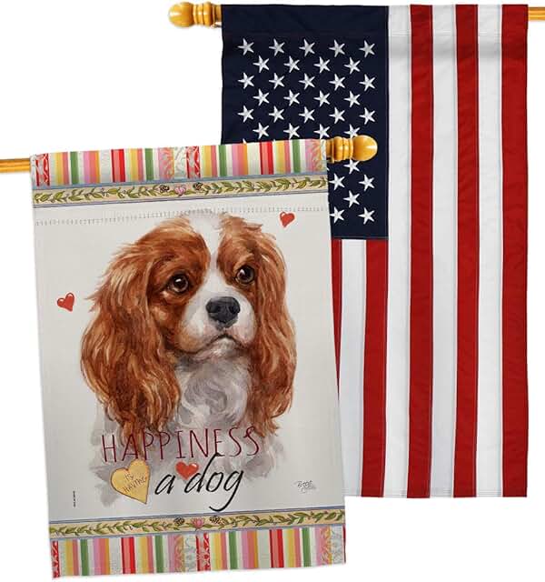 Dog and Puppy Garden House Flag Pack