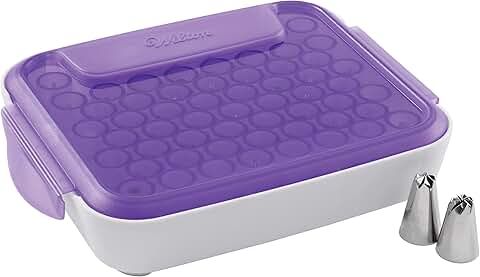 Piping Tips Organizer Storage Case, 9x7x2 Inches