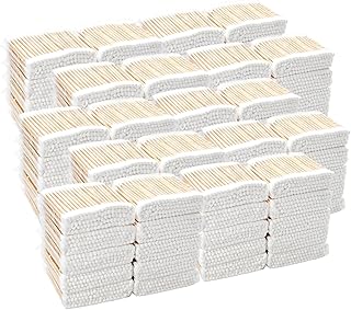 Bulk 11,000 Double Round Cotton Swabs with Wooden Sticks