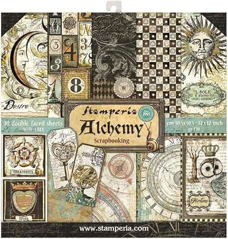 Multicoloured Double-Sided Paper Pad, 12" x 12"