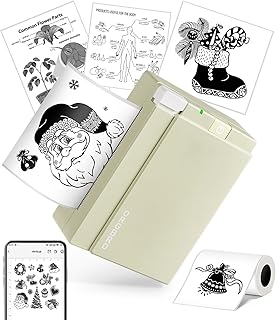 Portable Thermal Sticker Printer for Photos and Notes