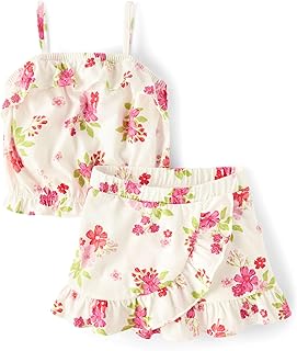 Baby Girl Tank Top and Skort 2-Piece Outfit
