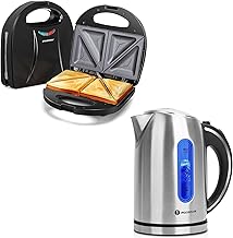 2-in-1 Sandwich Maker and Electric Kettle