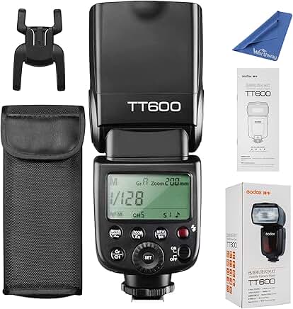 Speedlite Flash with Built-in Trigger System for DSLR Cameras