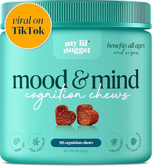 Vet-Approved Natural Dog Brain Support Chews