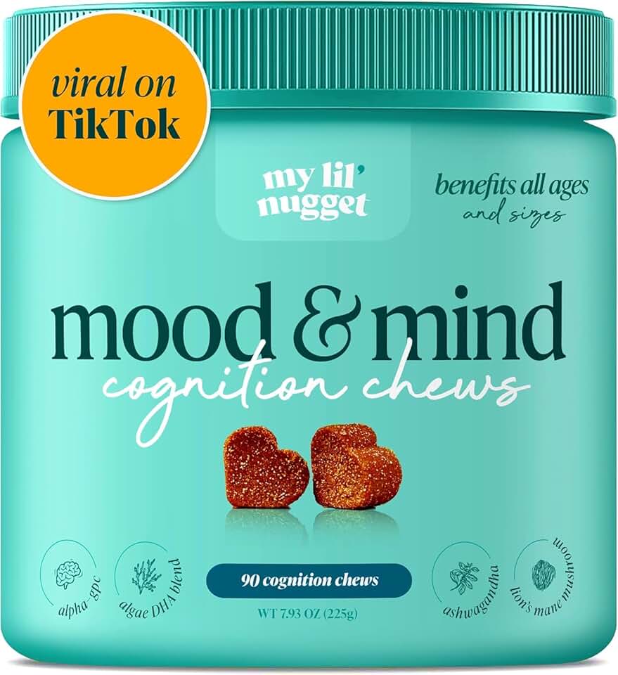 Vet-Approved Natural Dog Brain Support Chews