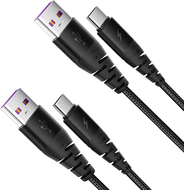 6ft USB C Charger Cable, 2 Pack, Fast Charging