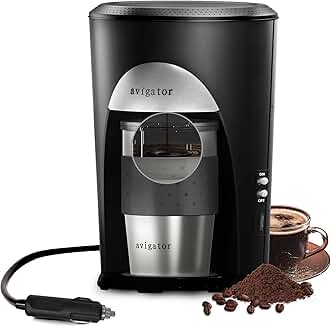 Portable 10 oz Coffee Maker for Travel and Home