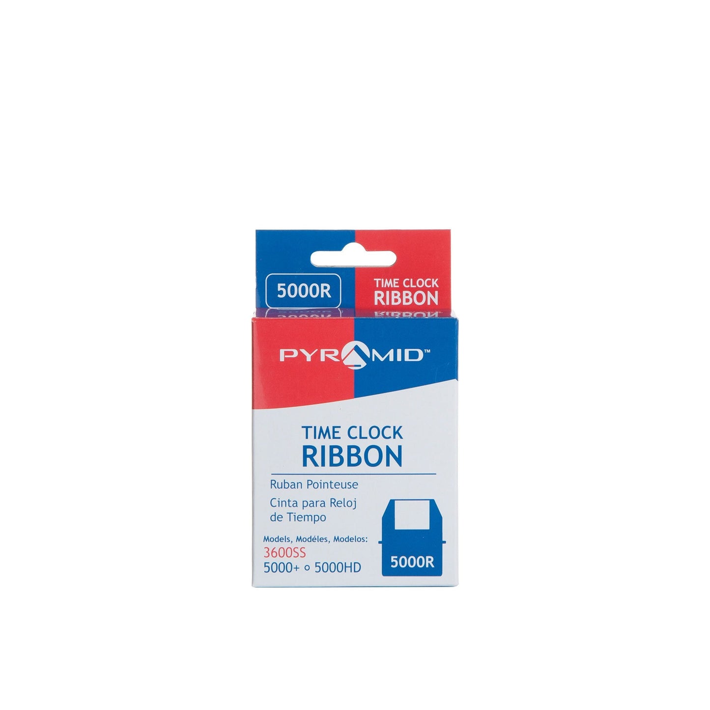 , 5000R Genuine Replacement Ribbon for 3550ss, 3600ss, 4000Pro, 5000, 5000HD Clocks, Black, Lasts 60% Longer Than Compatible Replacement Ribbon