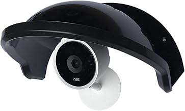 Black Sunshade and Rain Cover for Outdoor Camera