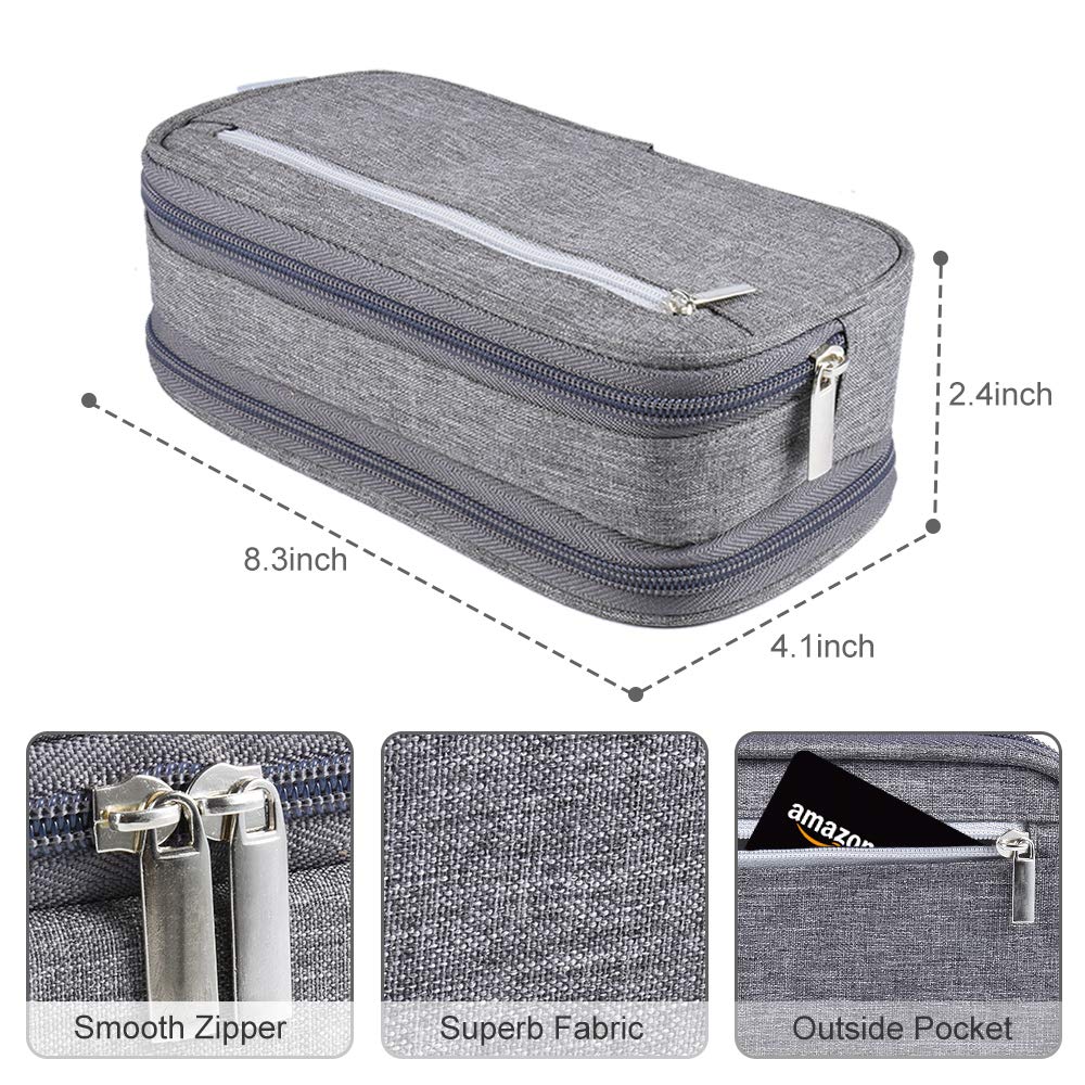 Large Capacity Pencil Case for Office and School