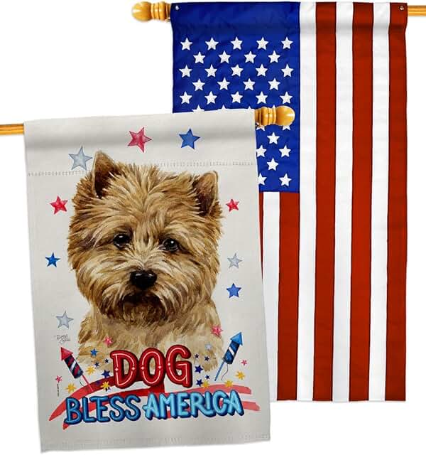 Patriotic Dog House Flag Pack for Garden Yard