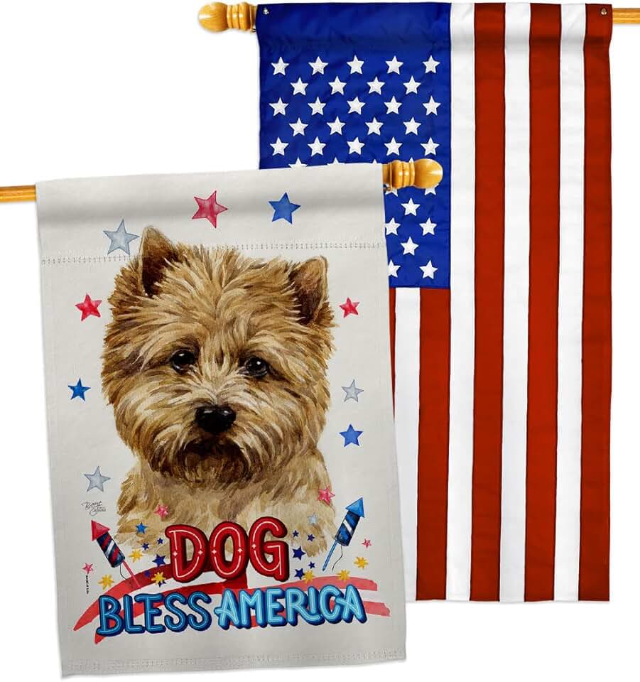 Patriotic Dog House Flag Pack for Garden Yard