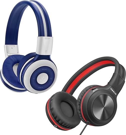 Kid Headphones with Volume Control and Mic
