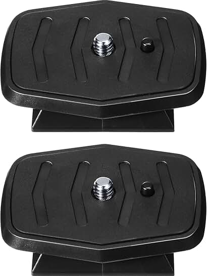 Two 35mm Tripod Quick Release Plates