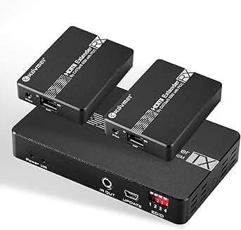 HDMI Extender Over Ethernet, 1080P, 196ft, 1x2 Splitter