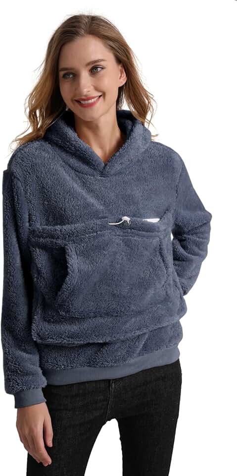 Pet Cat and Dog Pouch Hoodie for Small Animals