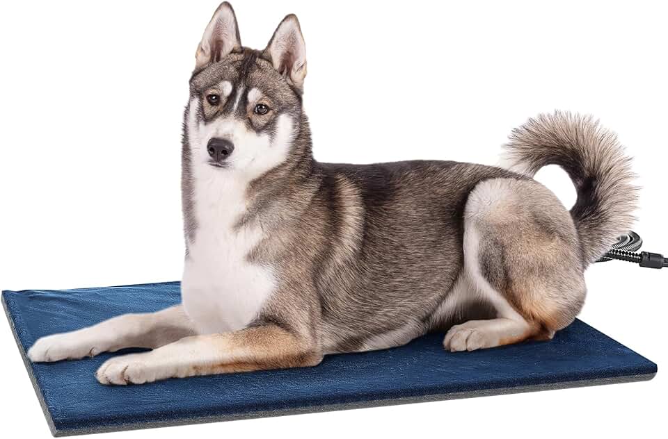 Large Pet Heating Pad with Chew-Resistant Cord