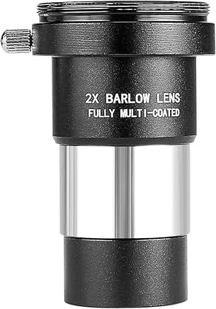 2X 1.25-inch Barlow Lens for Telescope