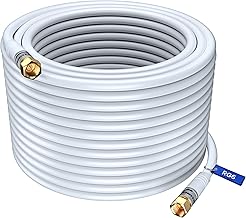 200ft Triple Shielded RG6 Coaxial Cable for TV and Internet