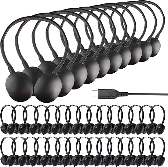 Bulk USB C Kids Headphones for School, 12 Pack
