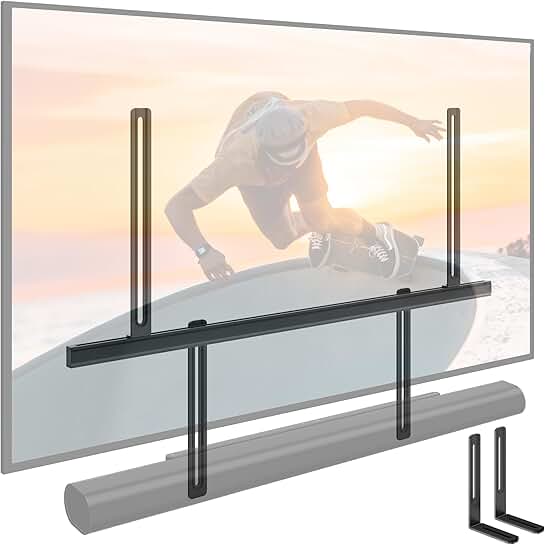Adjustable Soundbar Mount for TVs up to 22 lbs