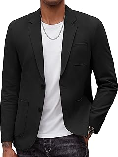 Men's Casual Cotton Blazer with Regular Fit