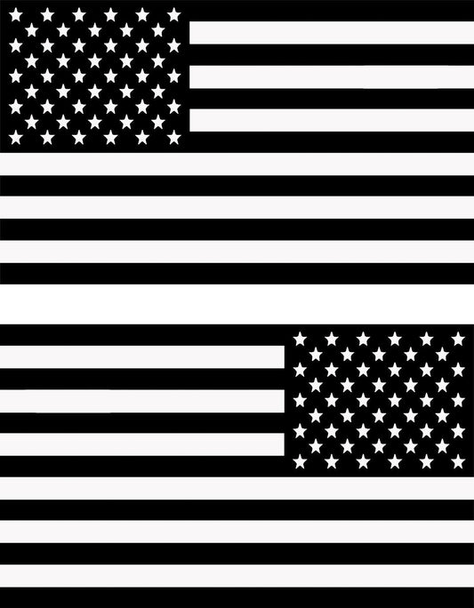 USA Flag Window and Wall Decor Set