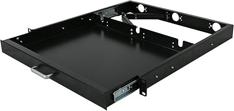 1U Rack Mount Sliding Keyboard Tray for Server Rack