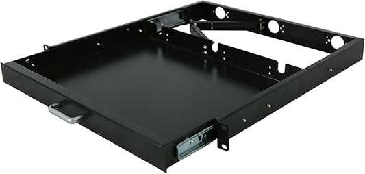 1U Rack Mount Sliding Keyboard Tray for Server Rack
