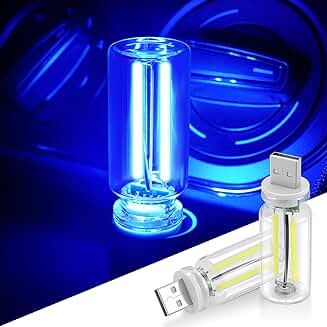 2-Pack Car USB Interior Atmosphere Lights