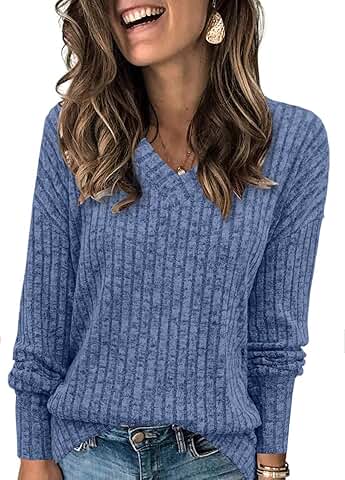 Women's Long Sleeve Fall Sweaters and Sweatshirts