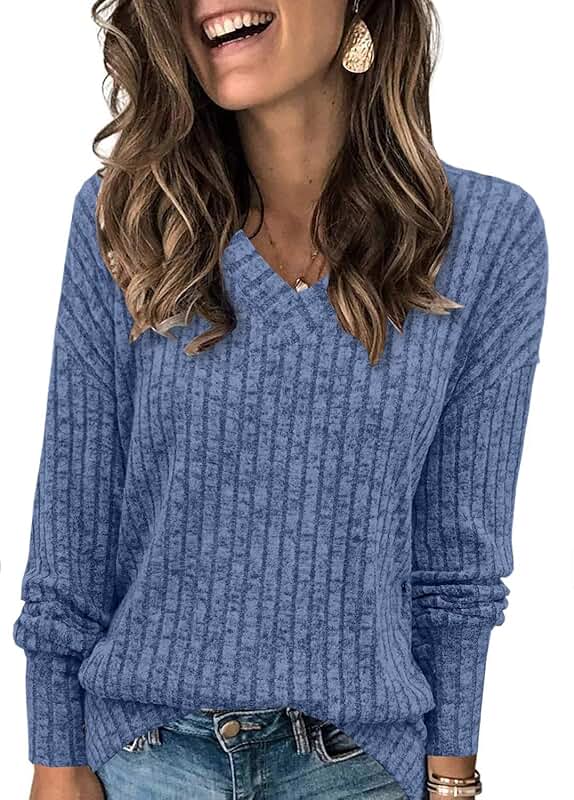 Women's Long Sleeve Fall Sweaters and Sweatshirts