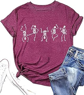 Women’s Halloween Skeleton T-Shirt