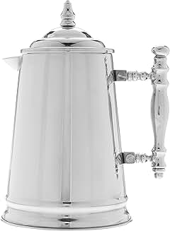 Vintage Stainless Steel French Coffee Press, 34 Ounce