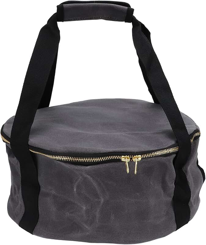 Heavy Duty Cast Iron Cookware Storage Bag for Travel