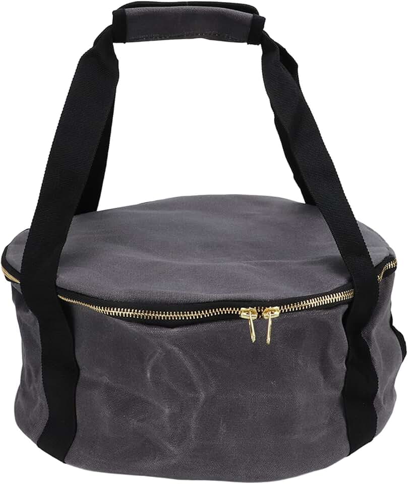Heavy Duty Cast Iron Cookware Storage Bag for Travel