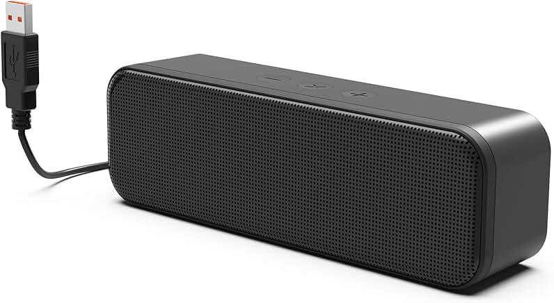 Small USB Computer Speaker with Rich Bass and Loud Volume