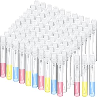 100 Mini Clear Glass Spray Bottles for Perfume and Oils