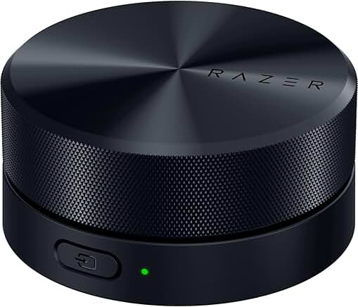Wireless Audio Control Pod with RGB Light and Durable Aluminum