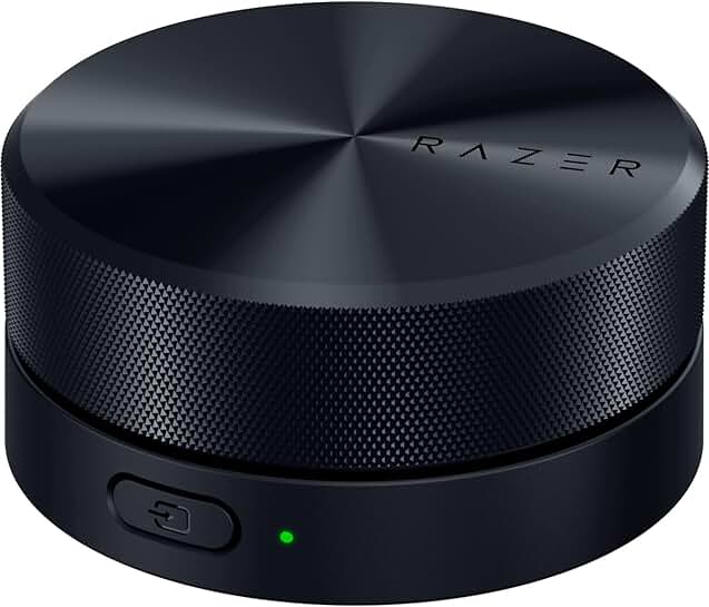 Wireless Audio Control Pod with RGB Light and Durable Aluminum