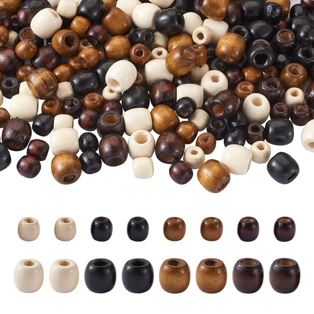 Natural Wood Beads for Jewelry and Home Decor