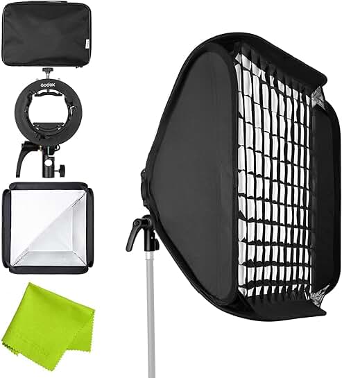 32x32 Inch Softbox with Speedlite Bracket